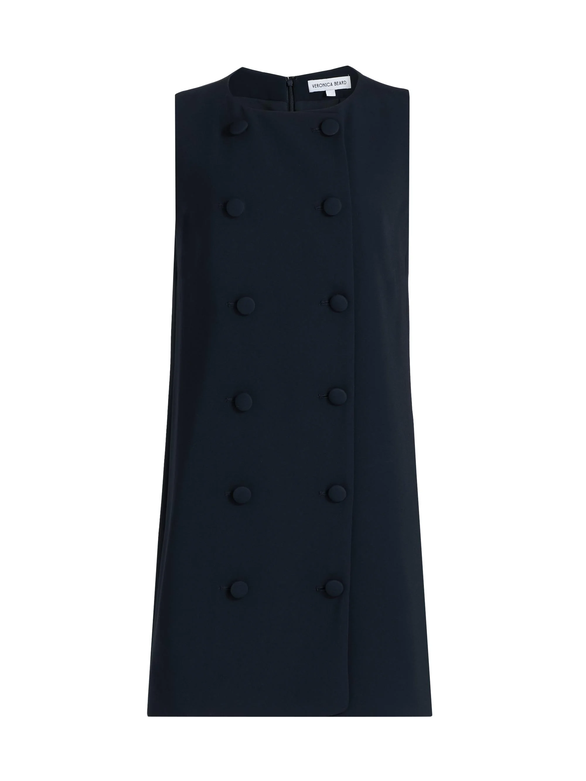 Women's Alayah Double-Breasted Shift Minidress - Navy - 1