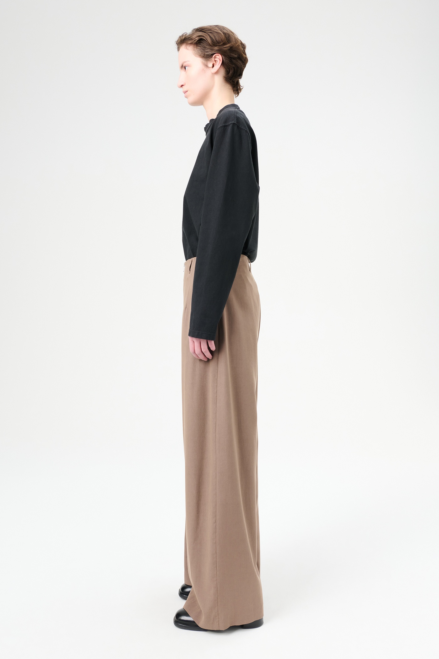 Serene Trouser Muddy Lavender Lyo Wool - 4