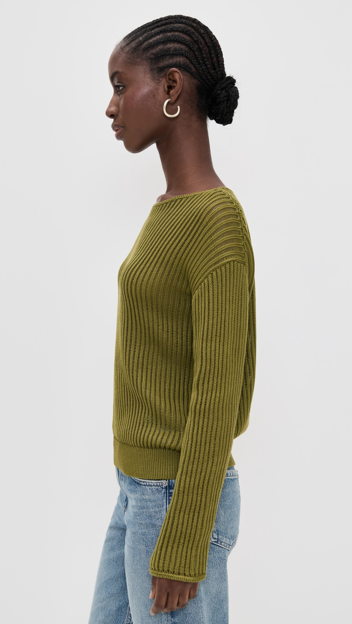 Easy Open Neck Sweater - 3