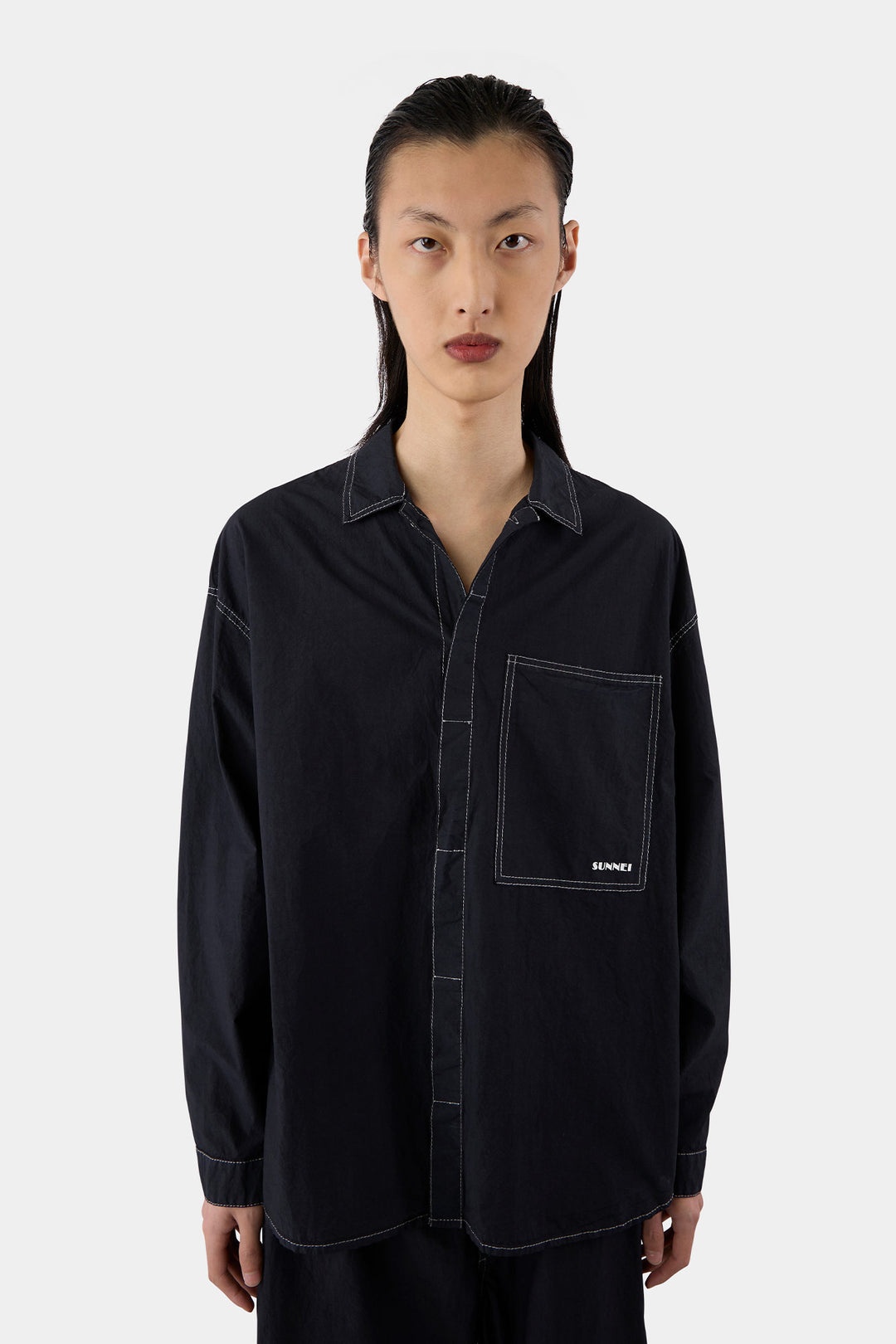 OVER SHIRT / dark blue - 1