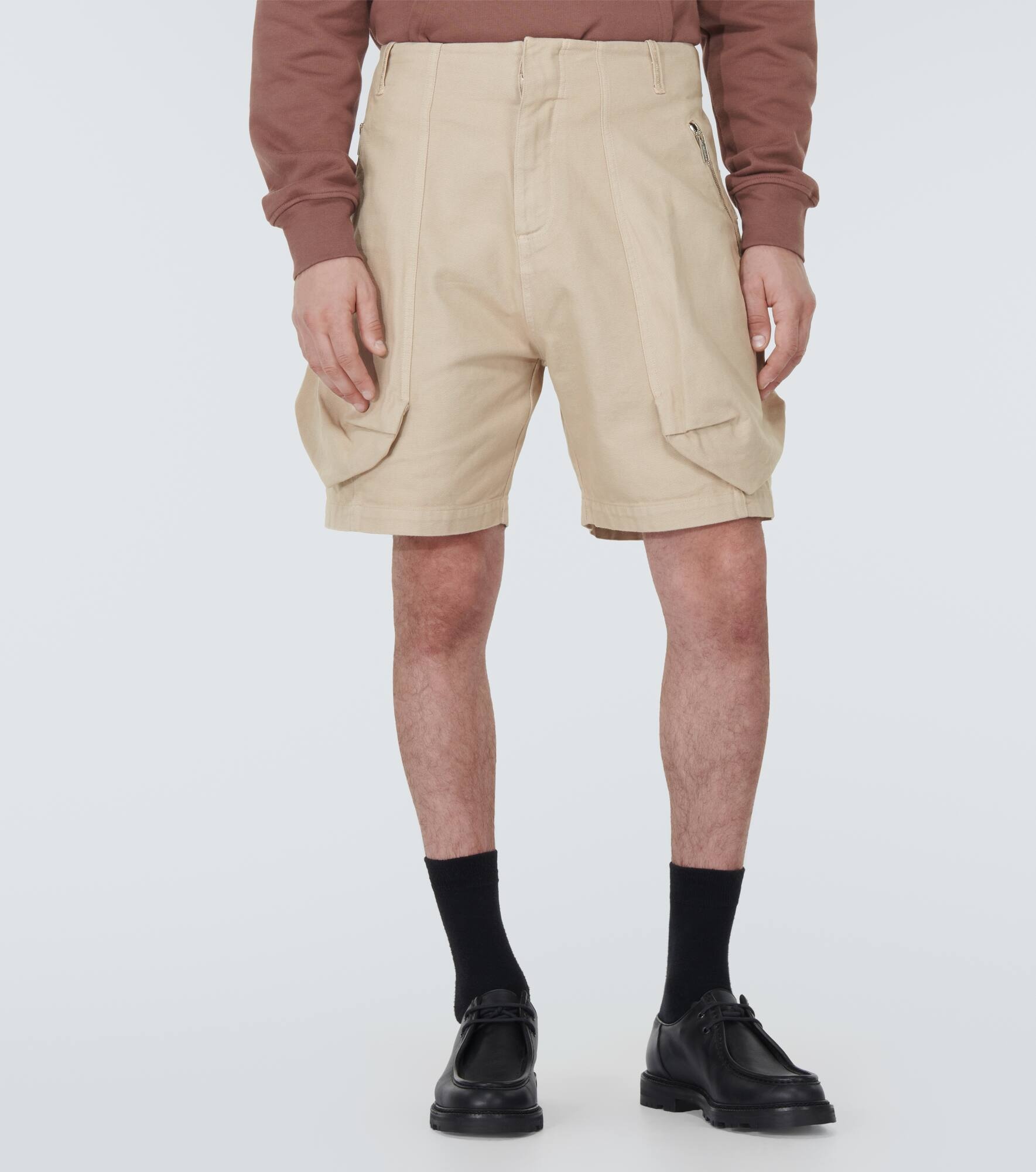 Le Short Cargo Croissant cotton shorts - 3