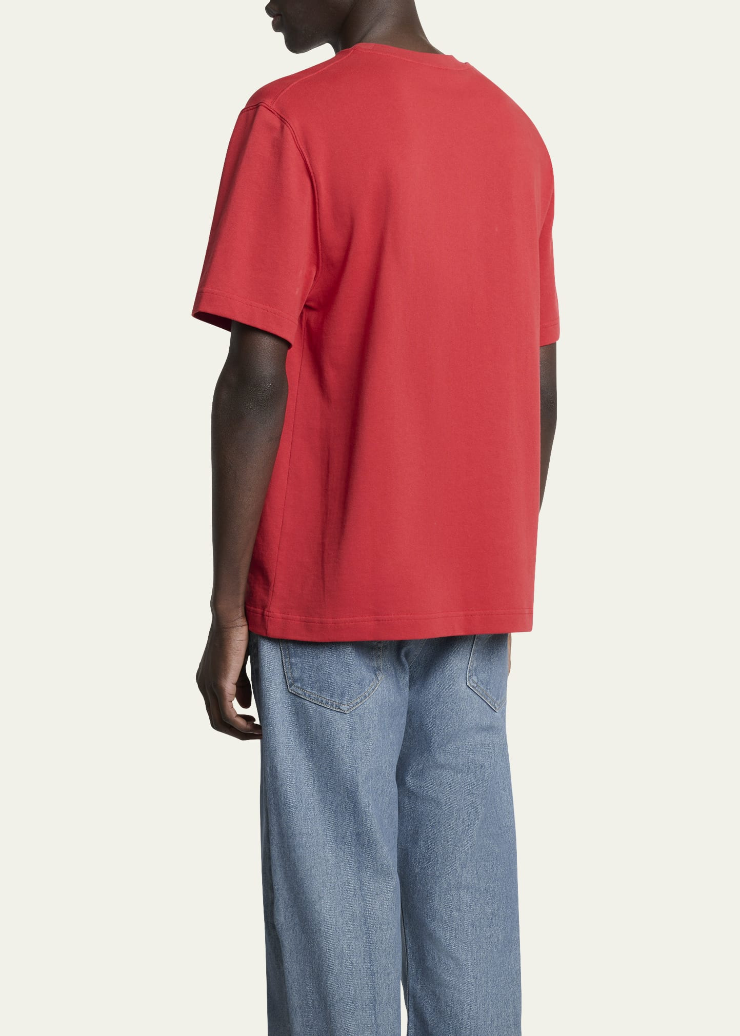 Men's Grosgrain Logo Crewneck T-Shirt - 3