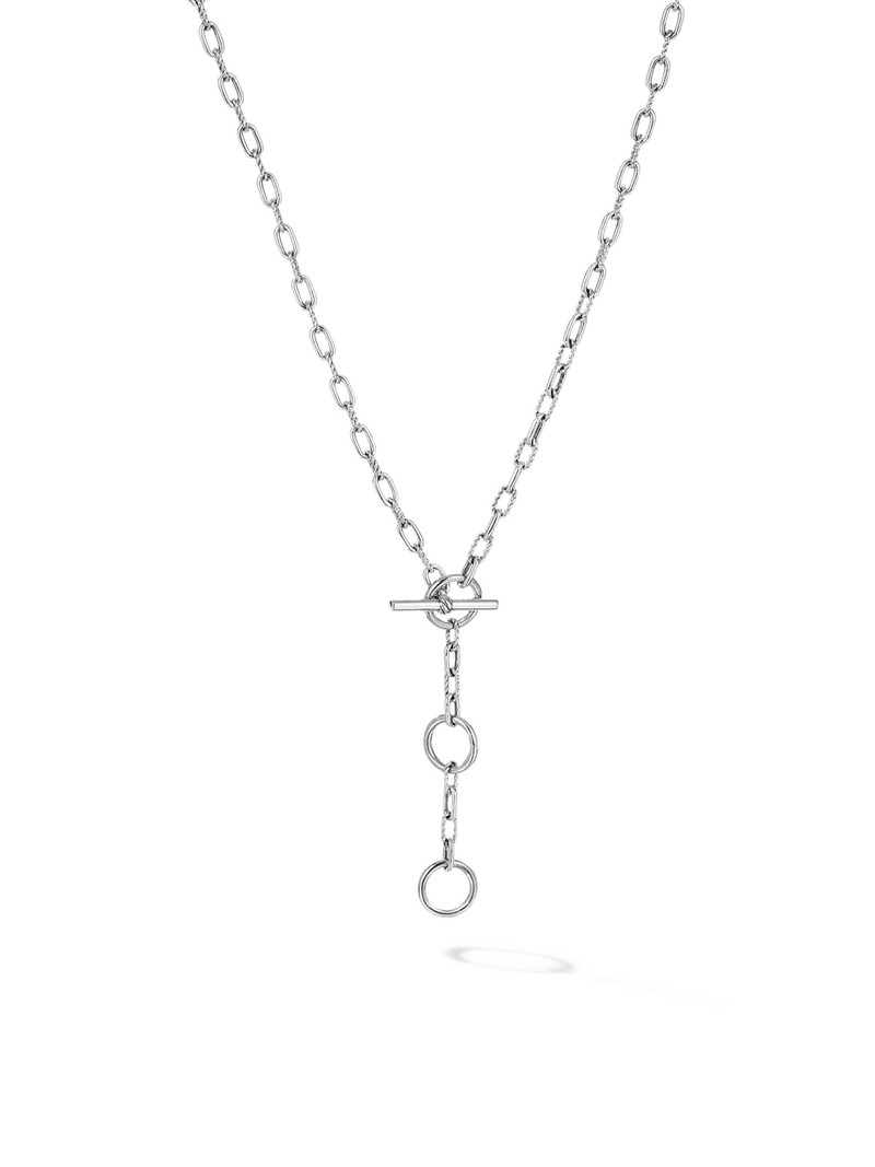Women's Madison 3-Ring Chain Necklace - Silver 1