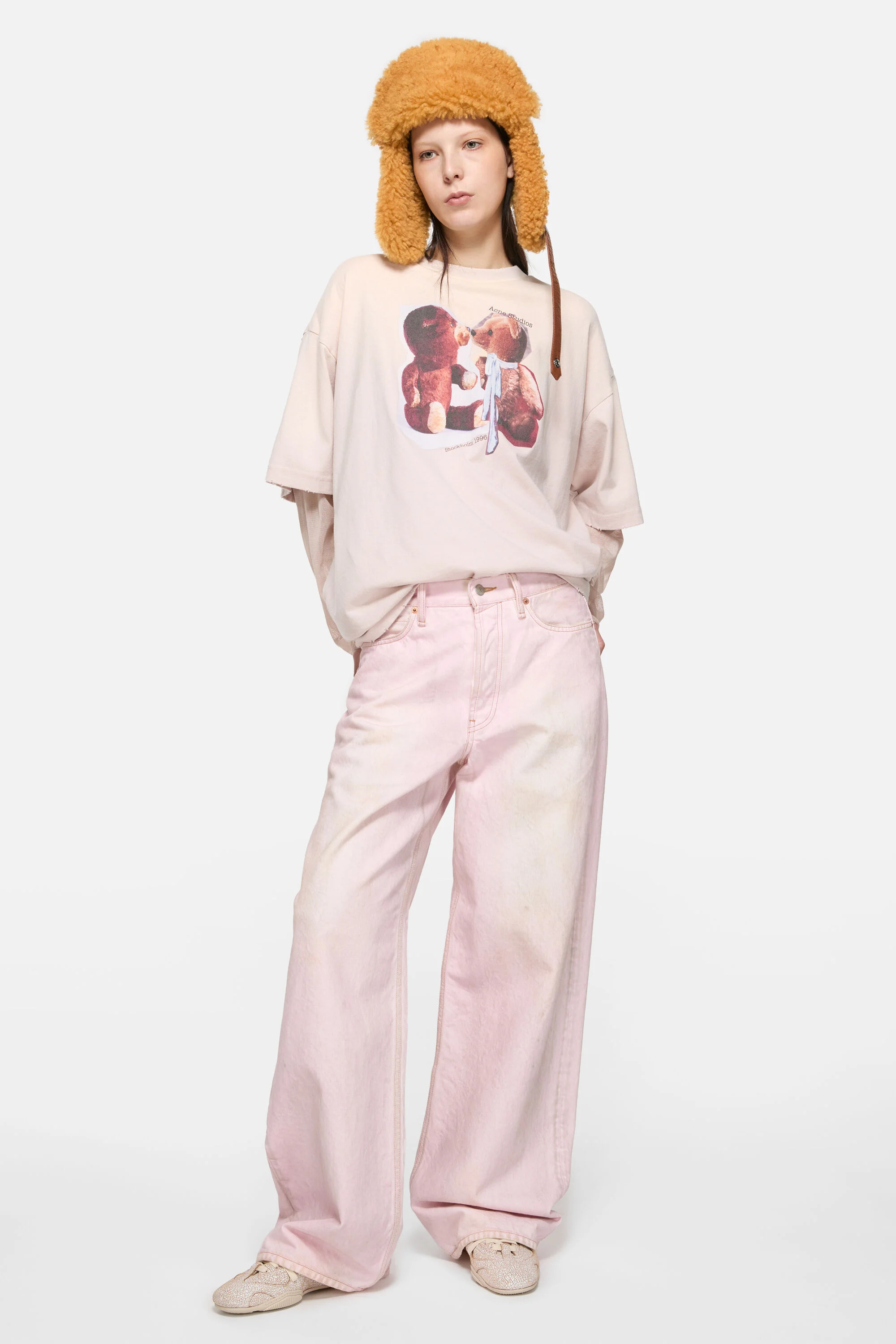 Baggy fit jeans - 1981 - Pale Pink - 2