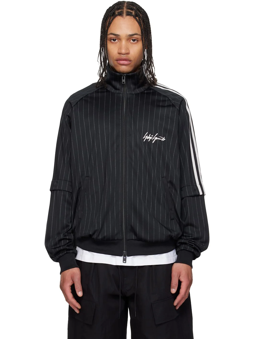 Black Basketball Track Jacket - 1