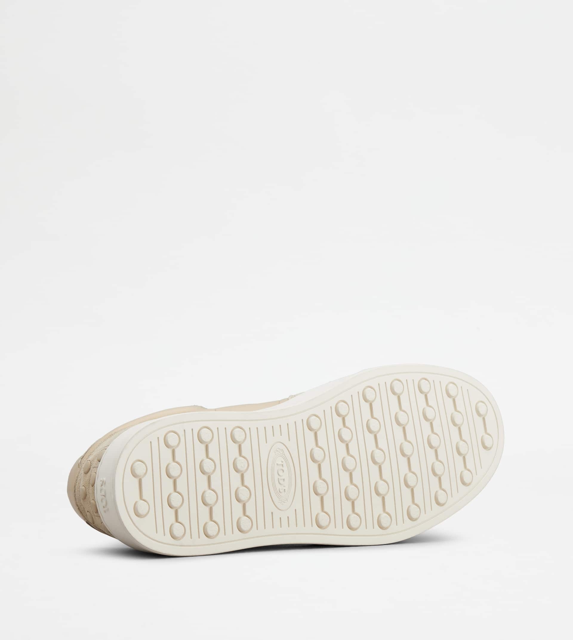 SNEAKERS IN SUEDE - BEIGE - 4