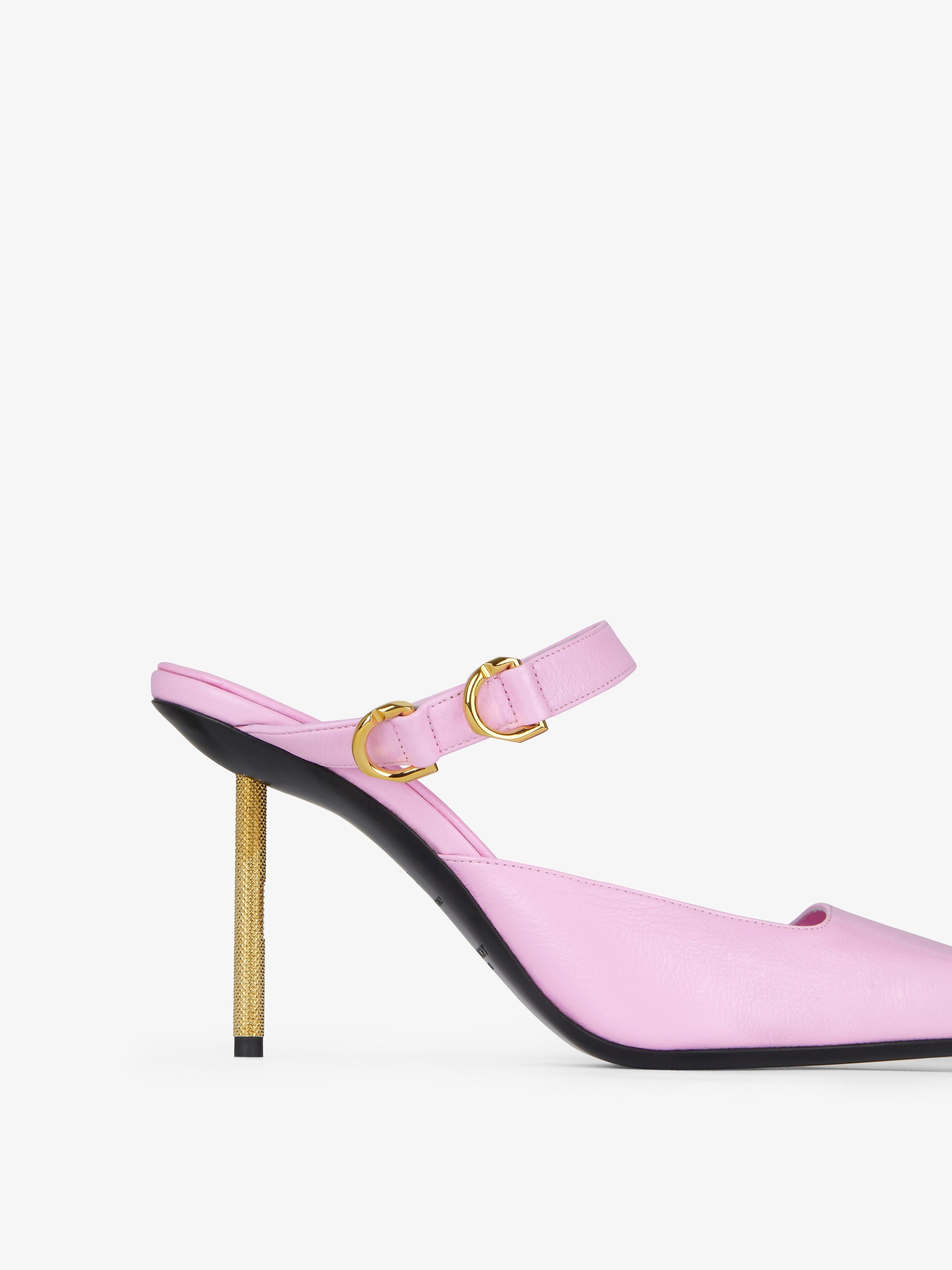 VOYOU SLINGBACKS IN LEATHER - 5