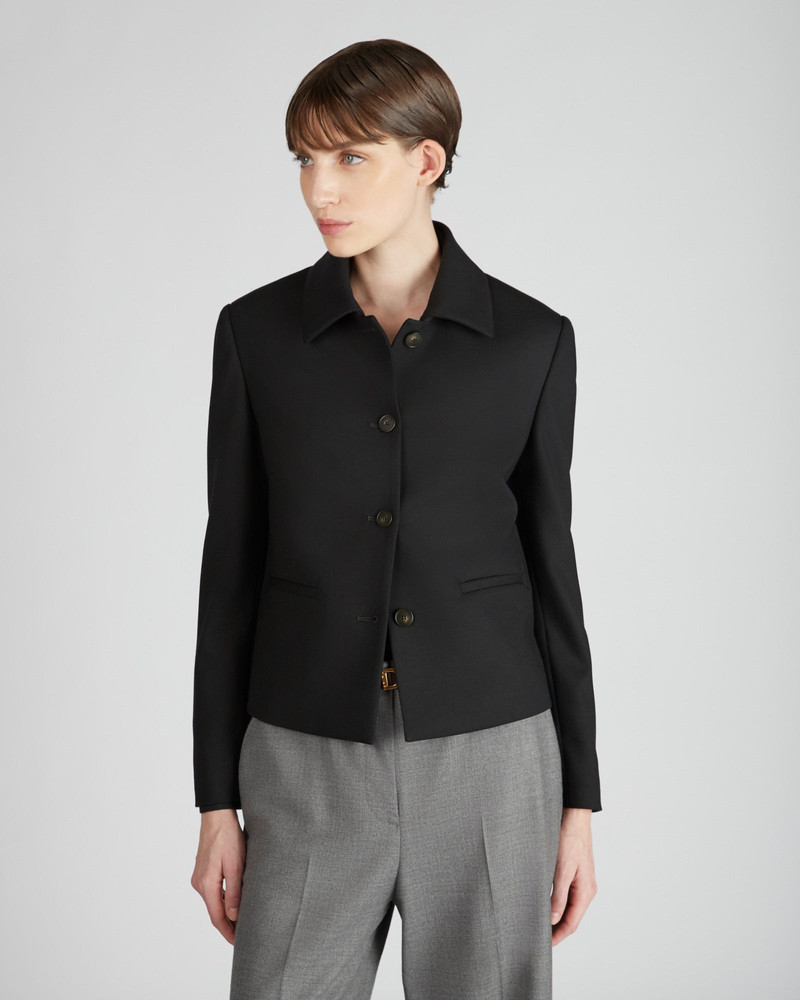 SLOWEAR Regular fit jacket in two way stretch wool outlook