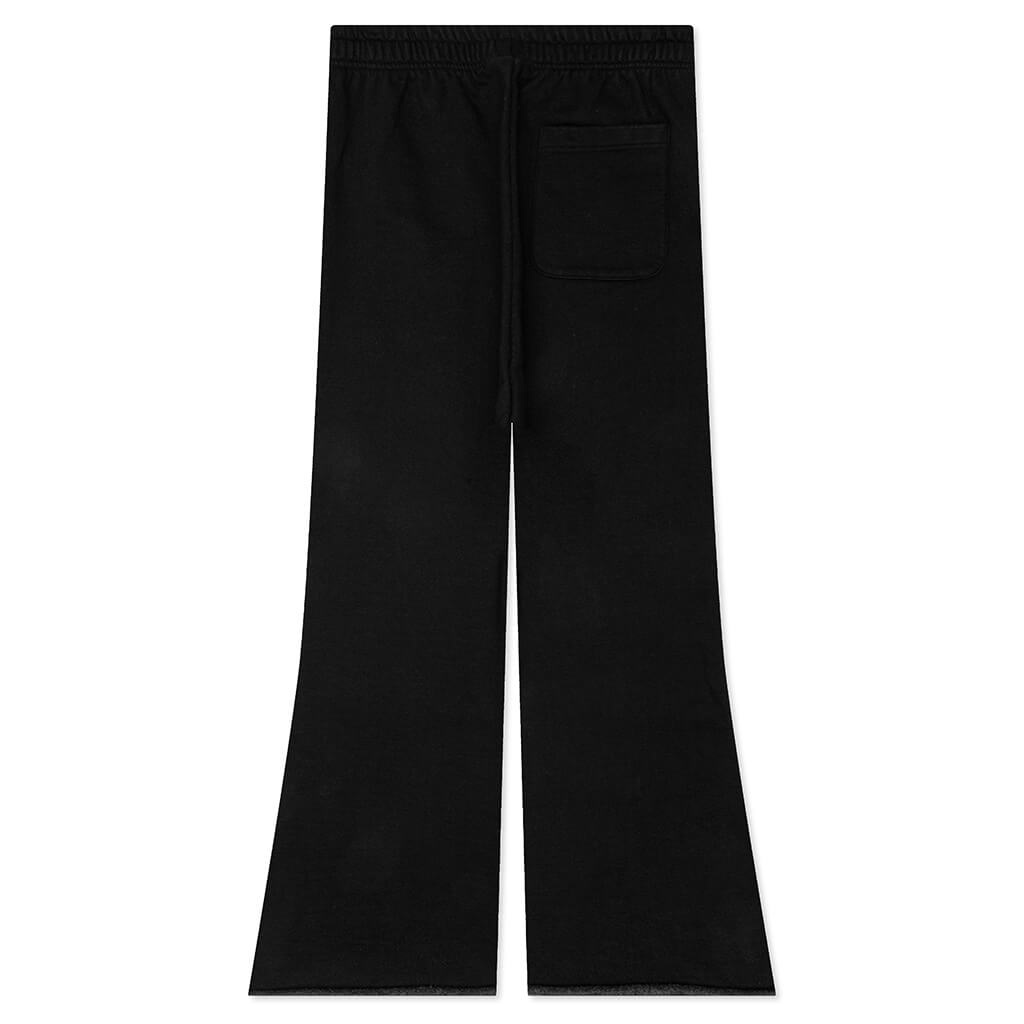 FLARE SWEAT PANTS - BLACK - 2