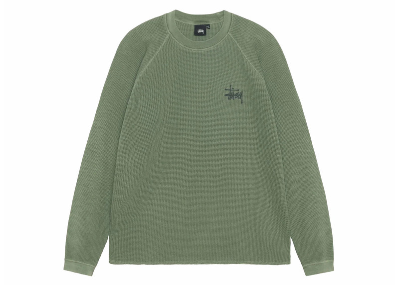 Stüssy Stussy Raglan Thermal L/S Crew Pine outlook