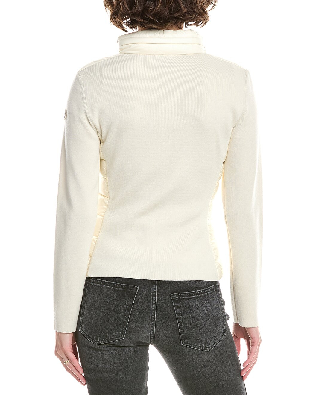 Moncler Wool-Blend Zip-Up Cardigan - 2