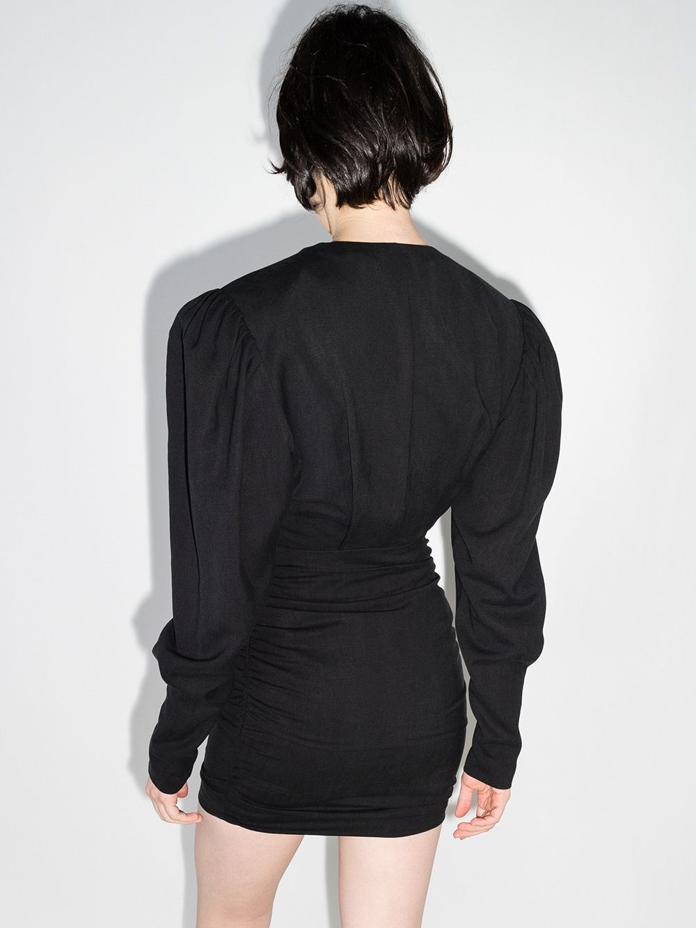 Stella ruched mini dress - 3