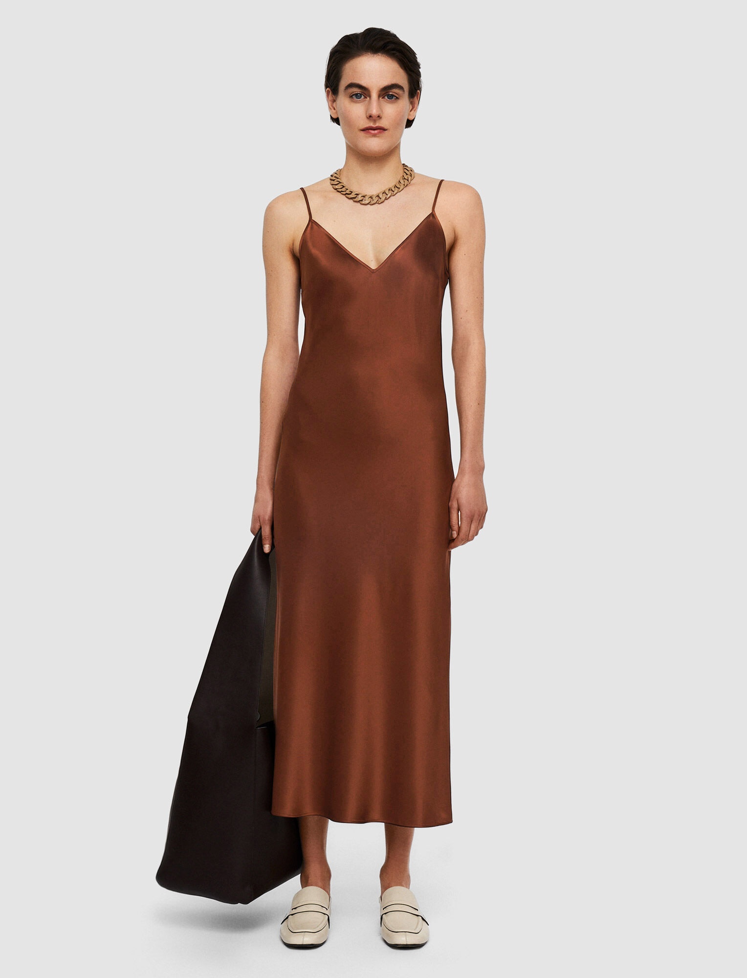 Silk Satin Clea Dress - 2