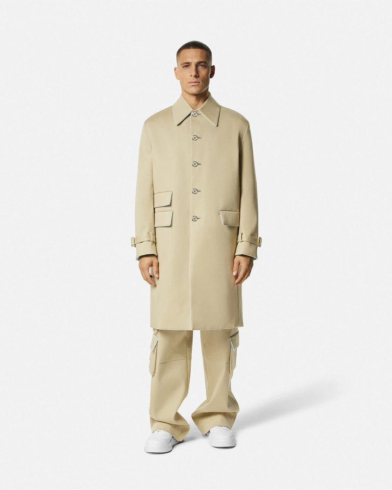 Bonded Gabardine Trench Coat 4