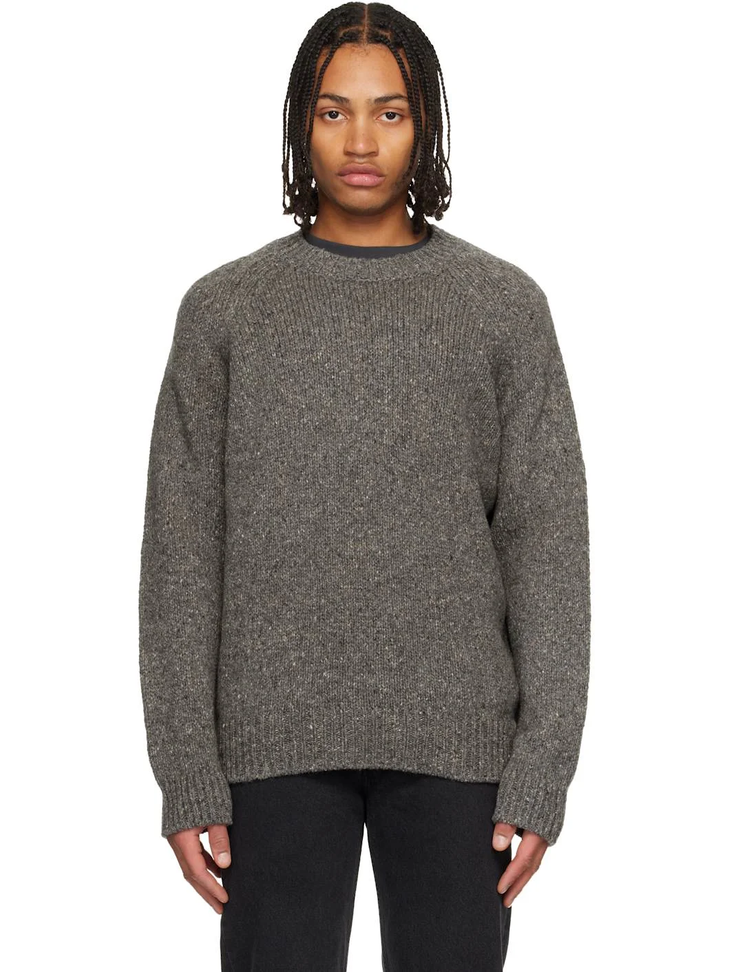 Gray Harris Sweater - 1