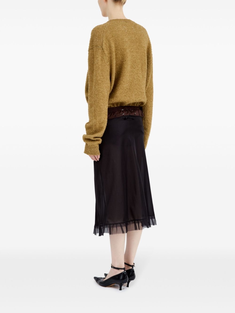 tulle midi skirt - 6