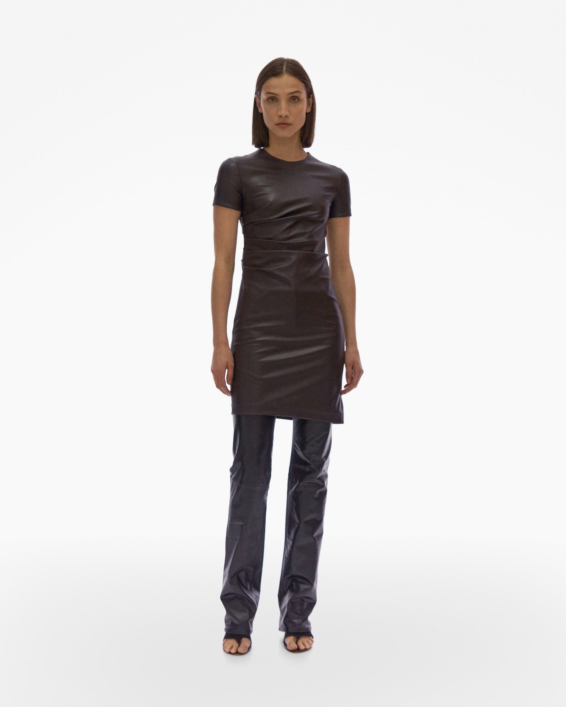 TWIST SHORT-SLEEVE DRESS - 8