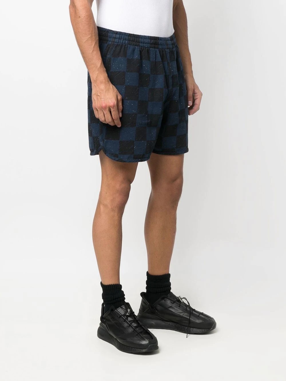 x Julian Klincewicz checkerboard deck shorts - 3