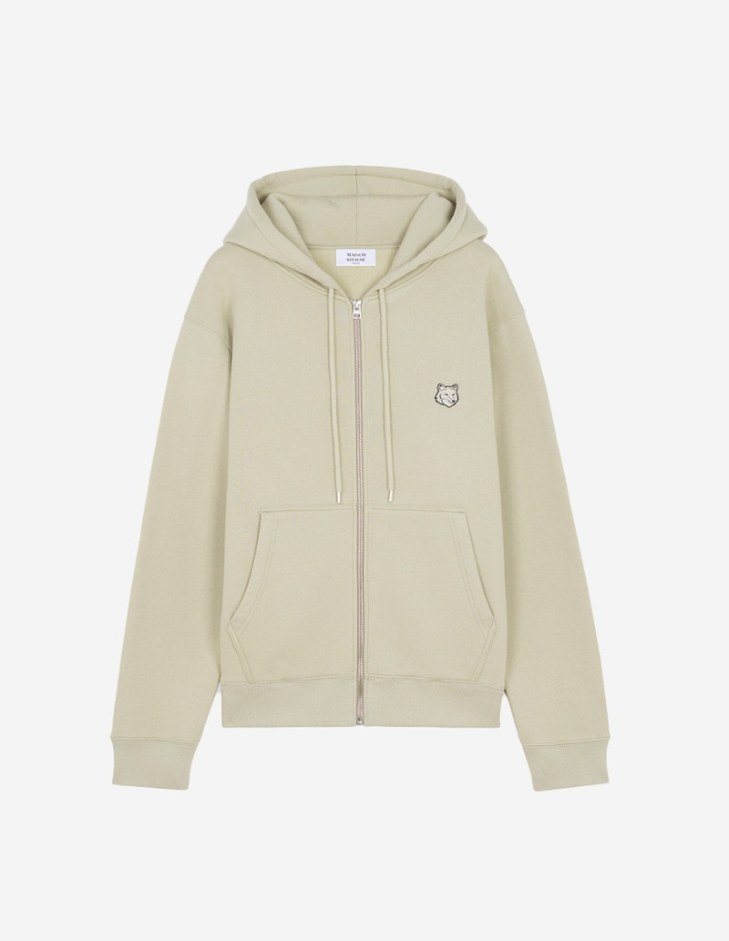 BOLD FOX HEAD PATCH COMFORT ZIPPED HOODIE - 1