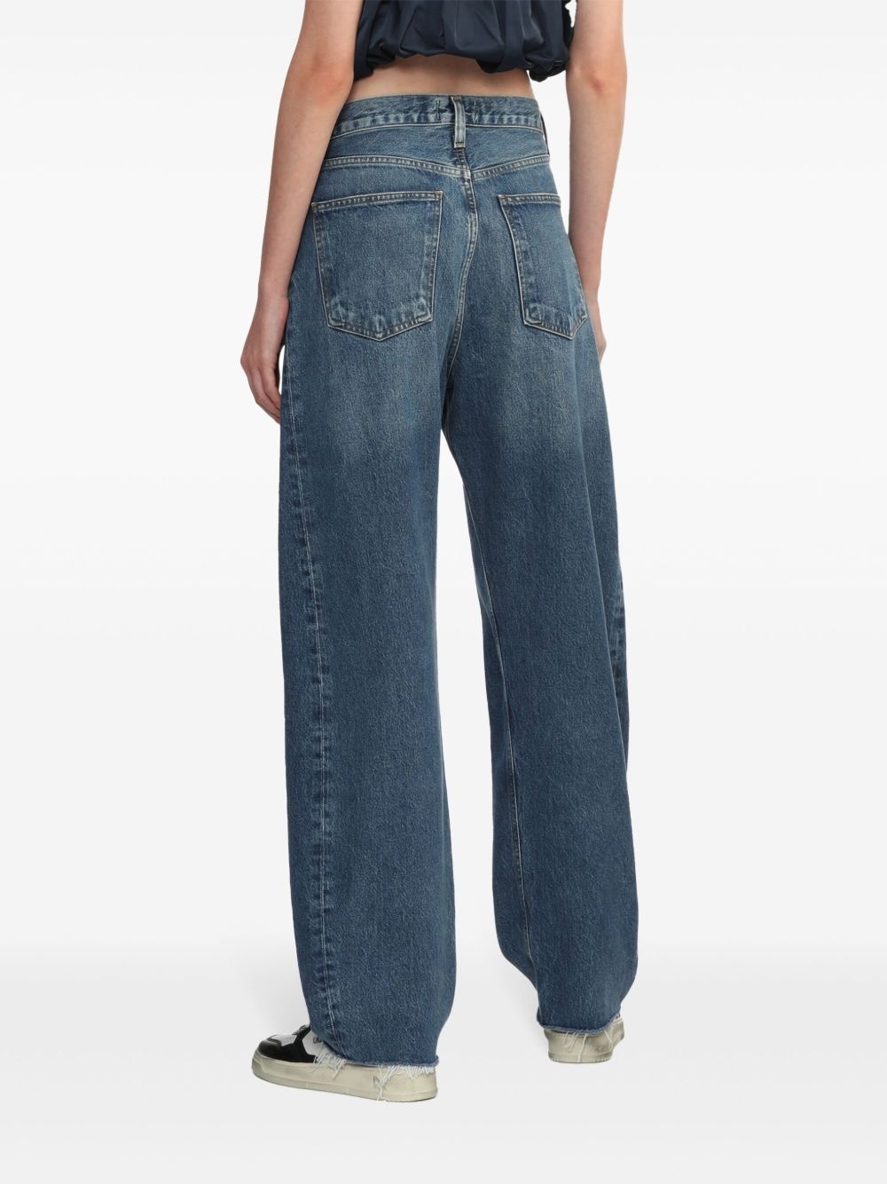mid-rise cotton-blend jeans - 4