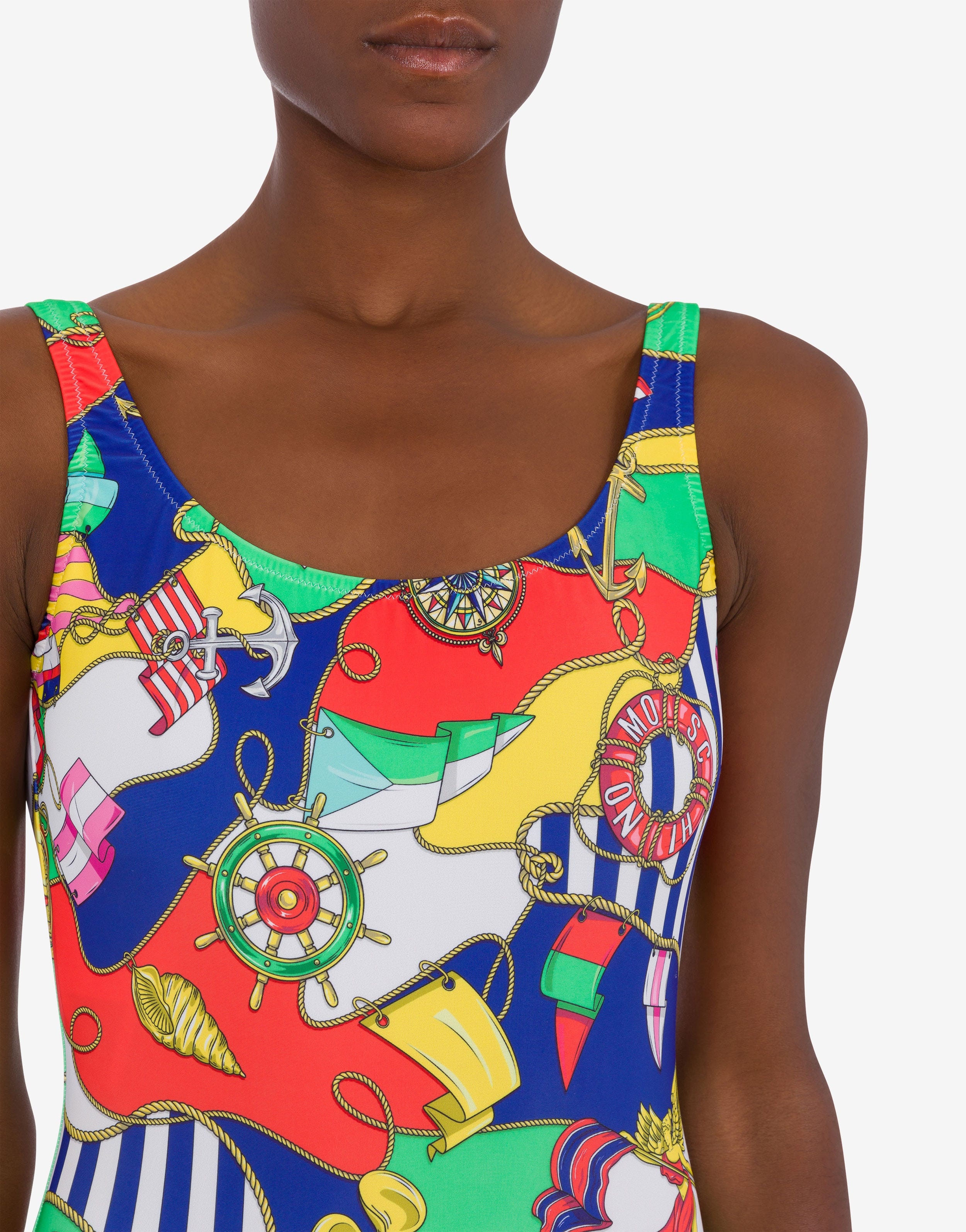 ALLOVER NAUTICAL SWIMSUIT - 4