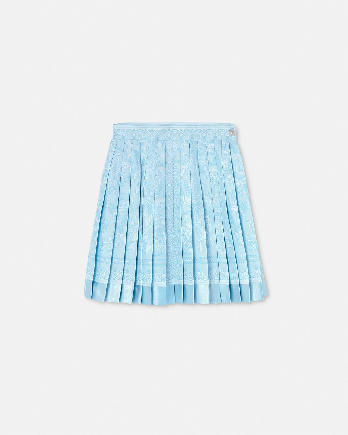 Barocco Silk Pleated Skirt - 1
