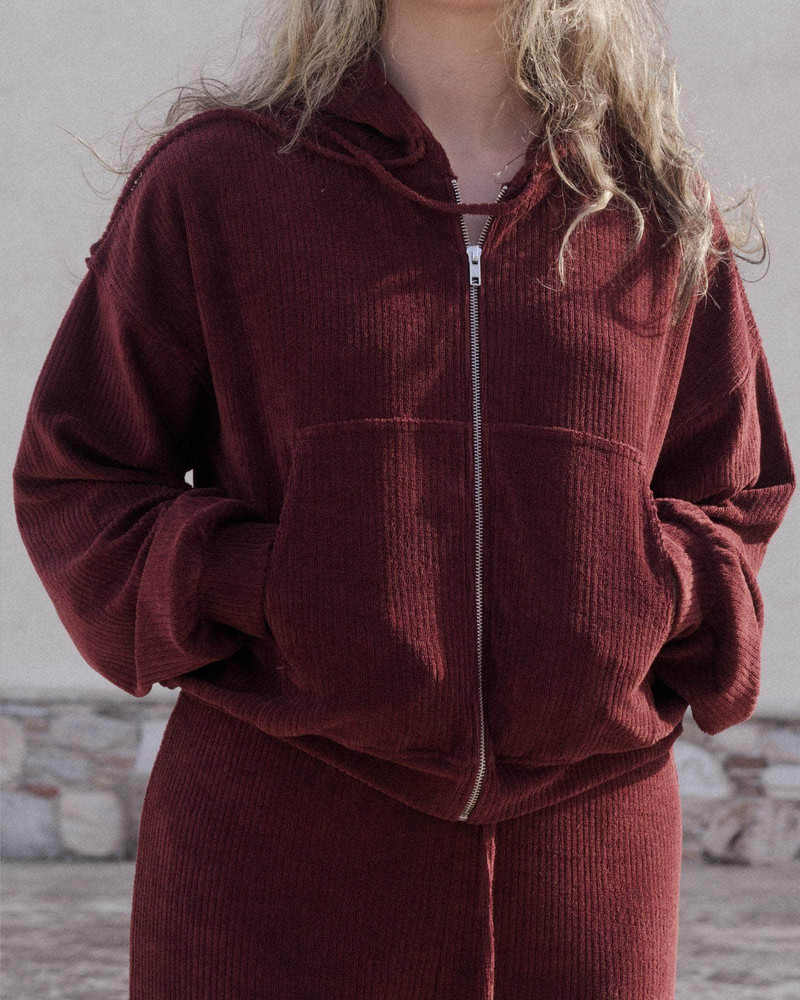 Ran Zipped Hoodie - Organic Cotton Terry 5