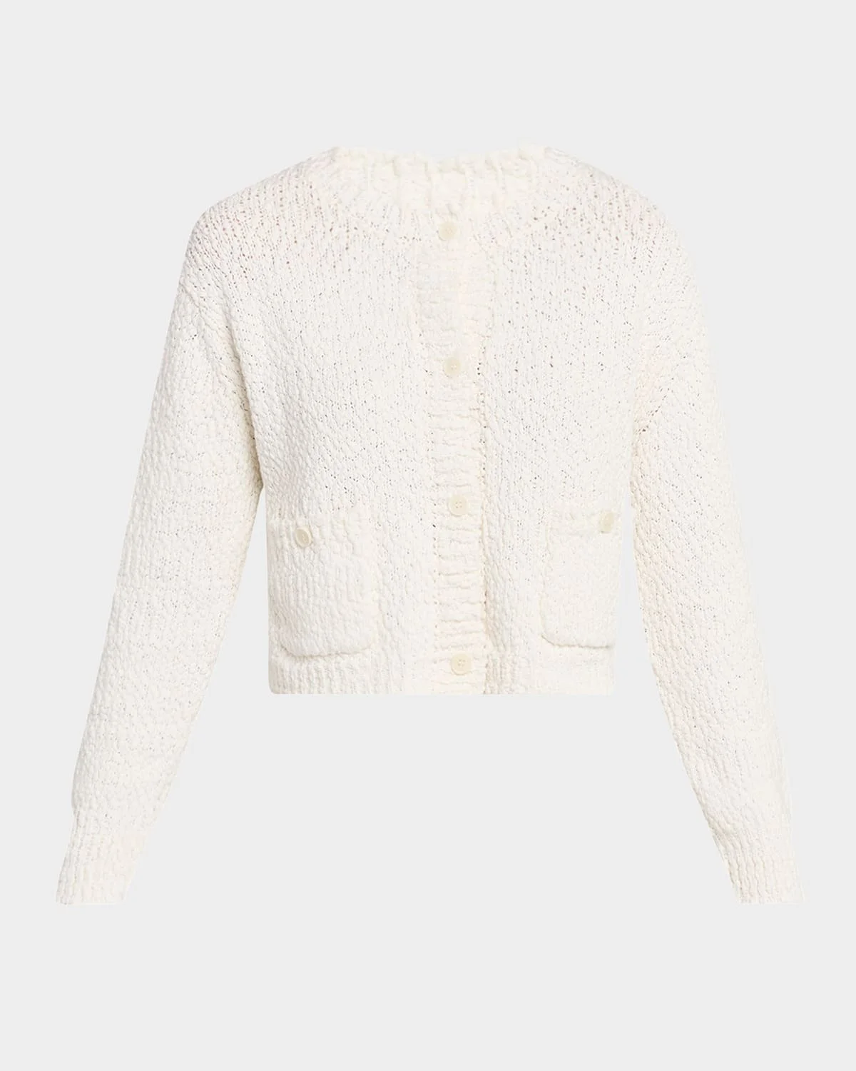 Helena Cropped Double-Pocket Cardigan - 1