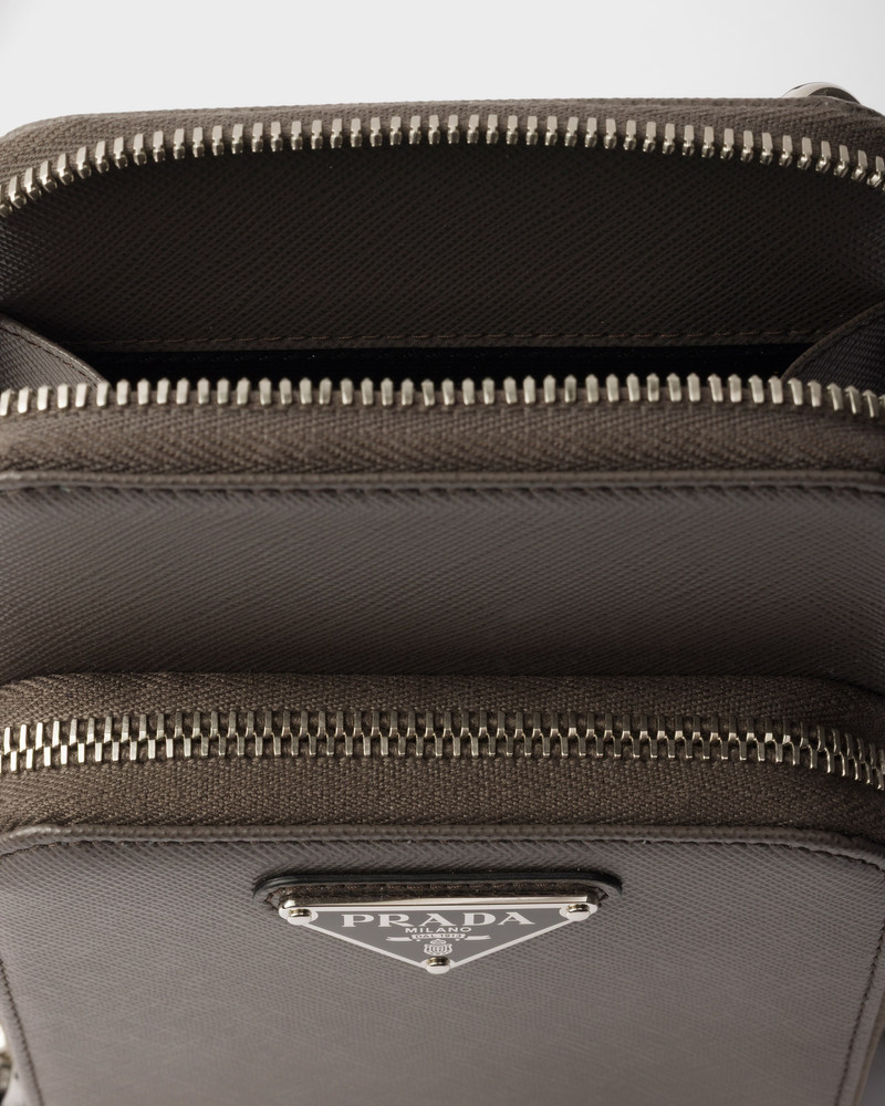 Saffiano leather smartphone case 3
