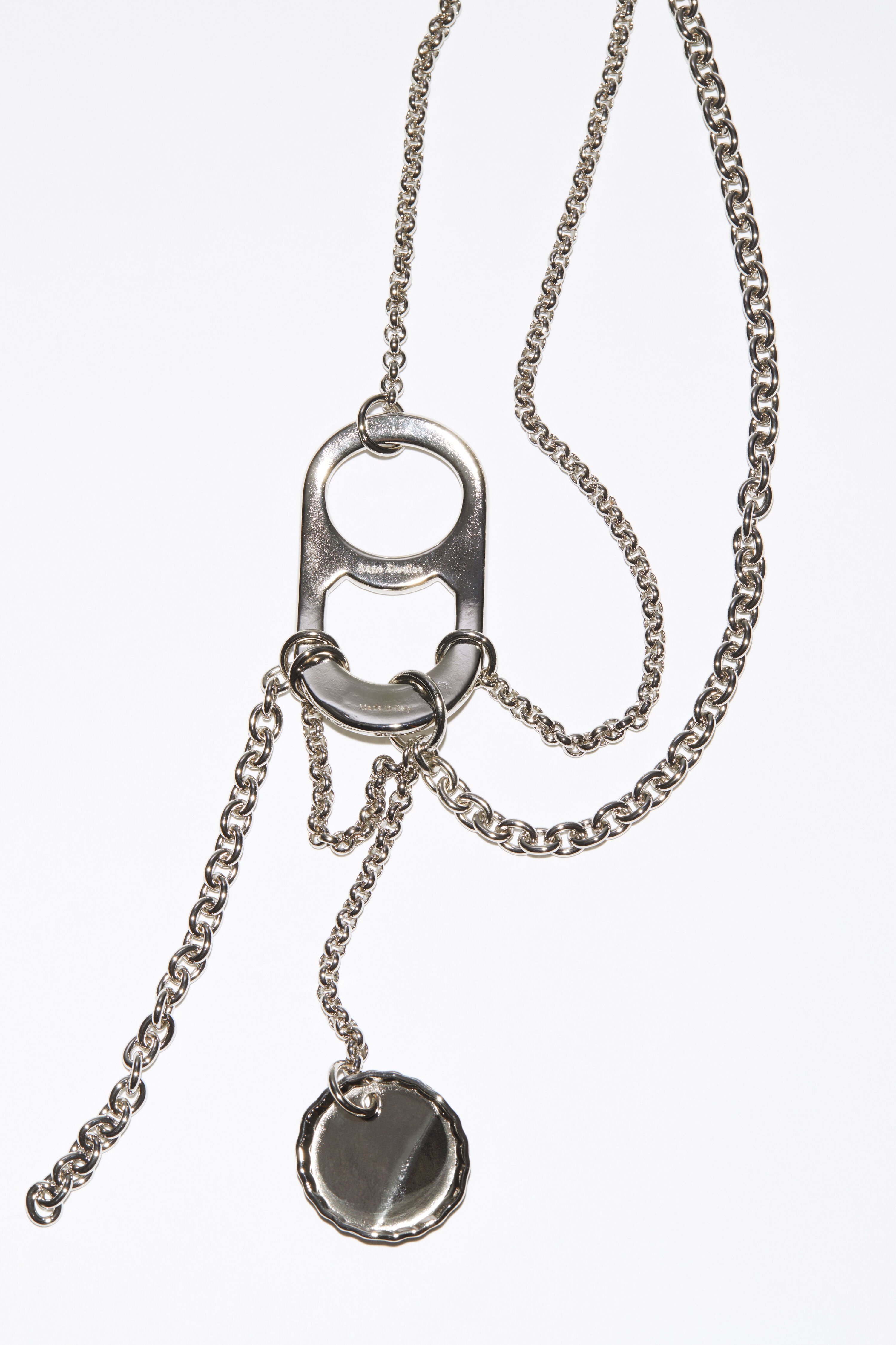 Can puller necklace - Antique Silver - 3