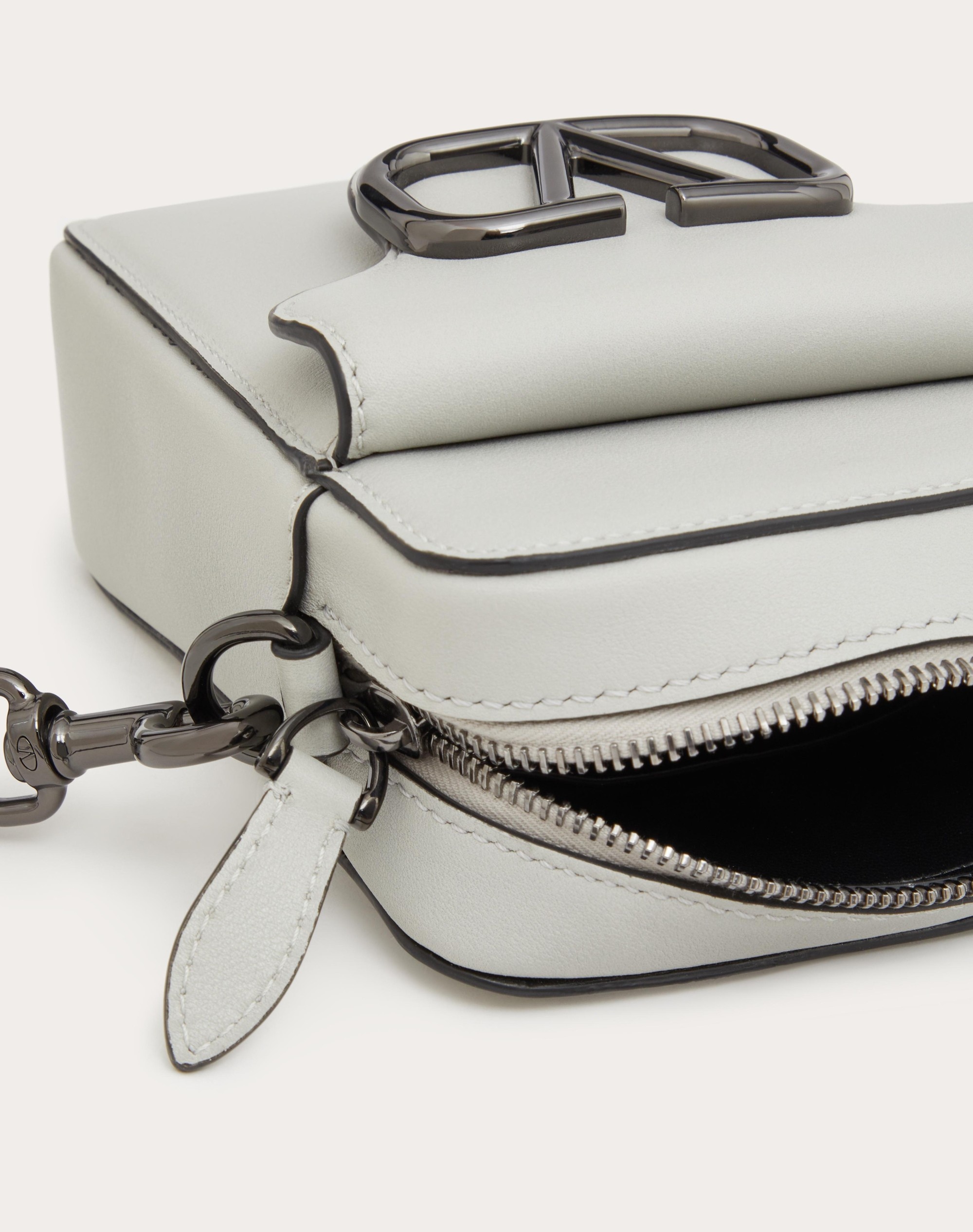 MINI VALENTINO GARAVANI LOCÒ CROSSBODY CALFSKIN BAG - 6