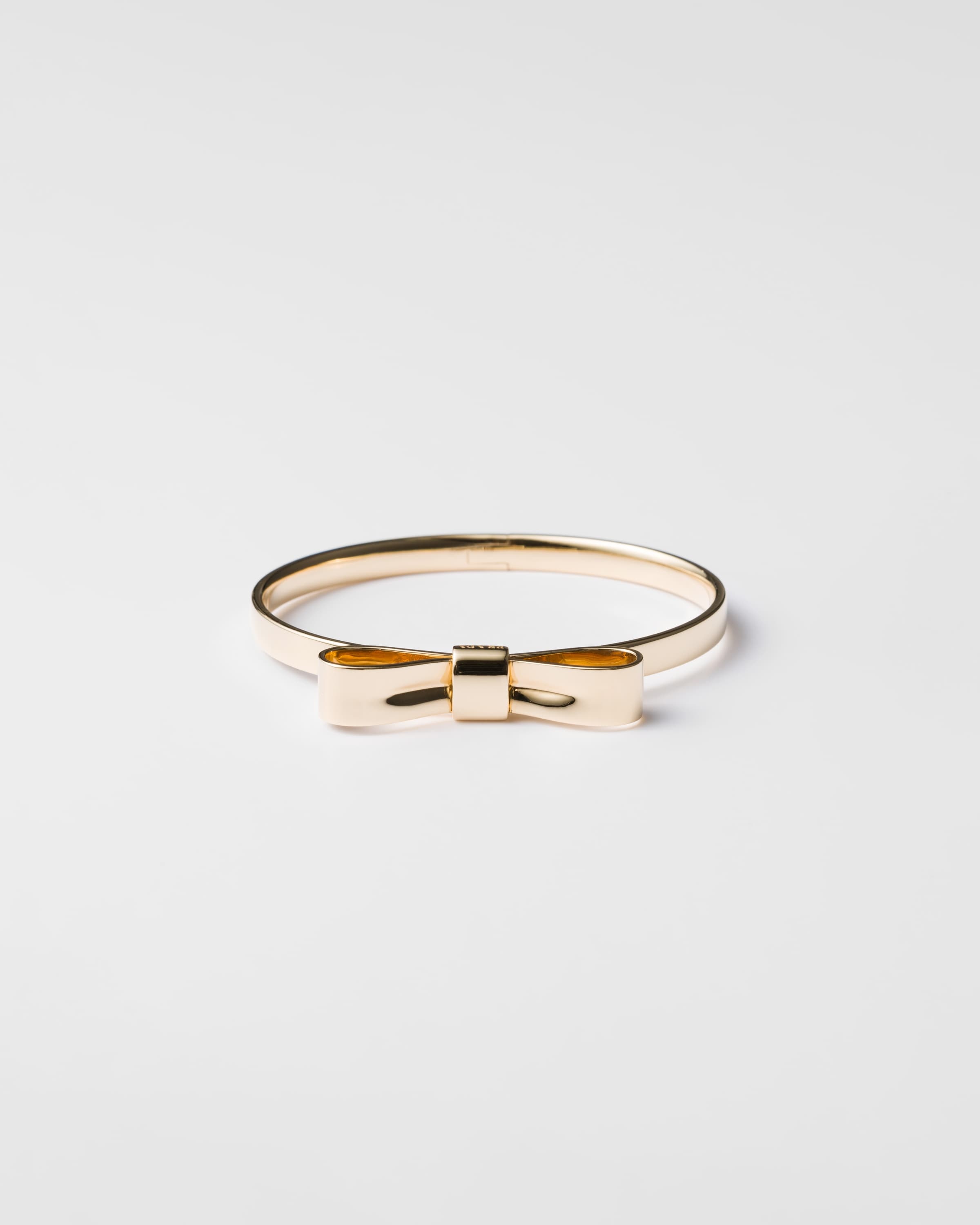 Eternal Gold Bow bangle bracelet - yellow gold - 1