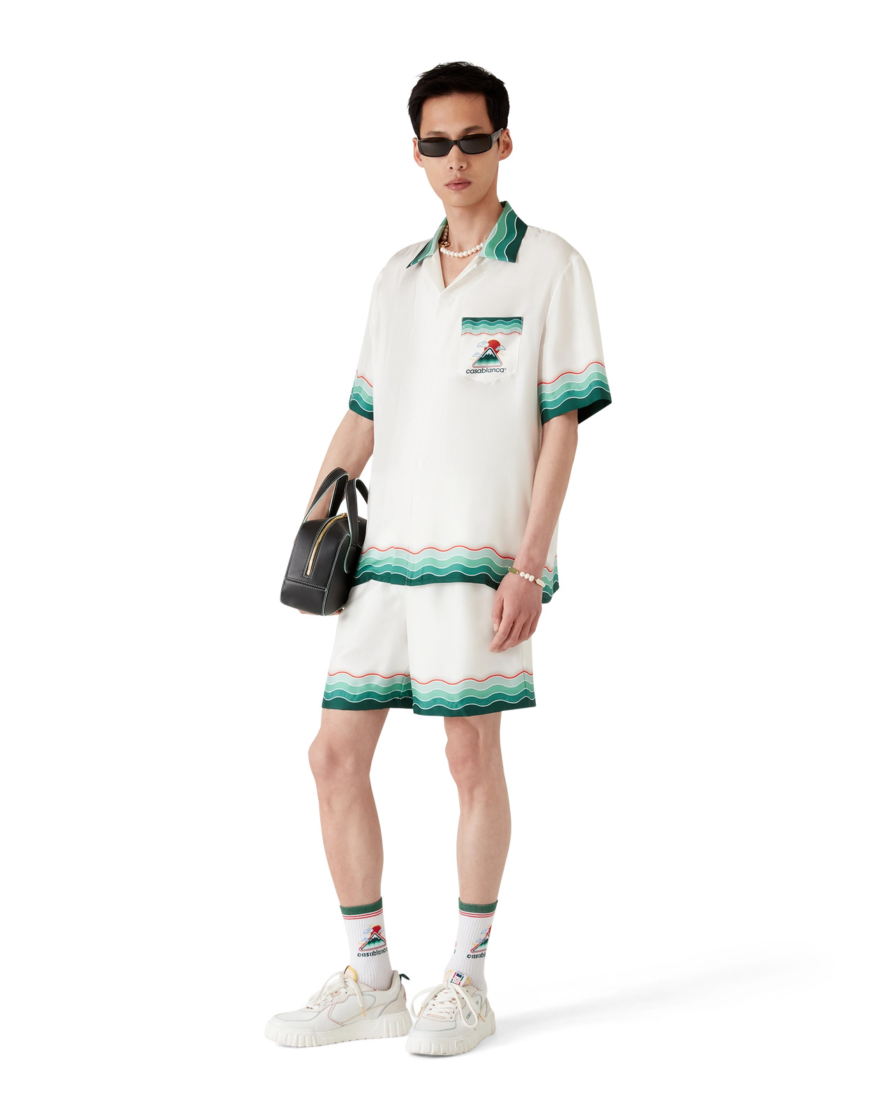 Montagne Ondulée Silk Short Sleeve Shirt - 2