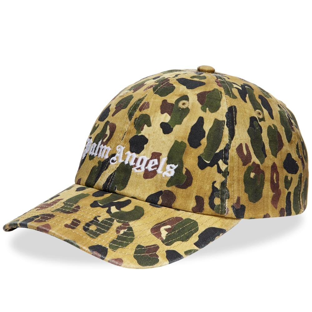 Palm Angels Camo Logo Cap - 1