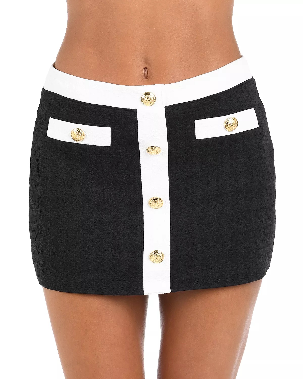 Coco Color Blocked Skirt Cover Up - 1