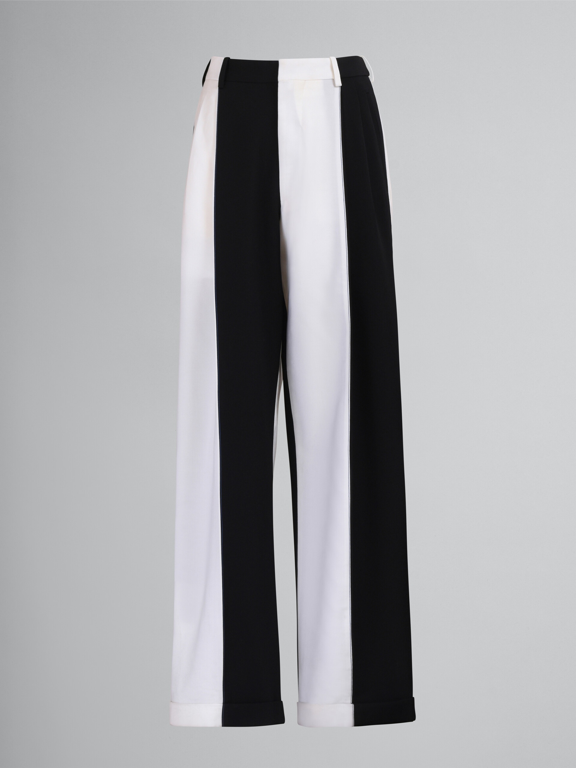 GRAIN DE POUDRE WOOL PANTS - 1
