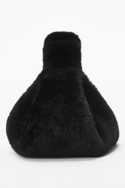 Alexander Wang SCRUNCHIE SMALL BAG IN FAUX FUR outlook