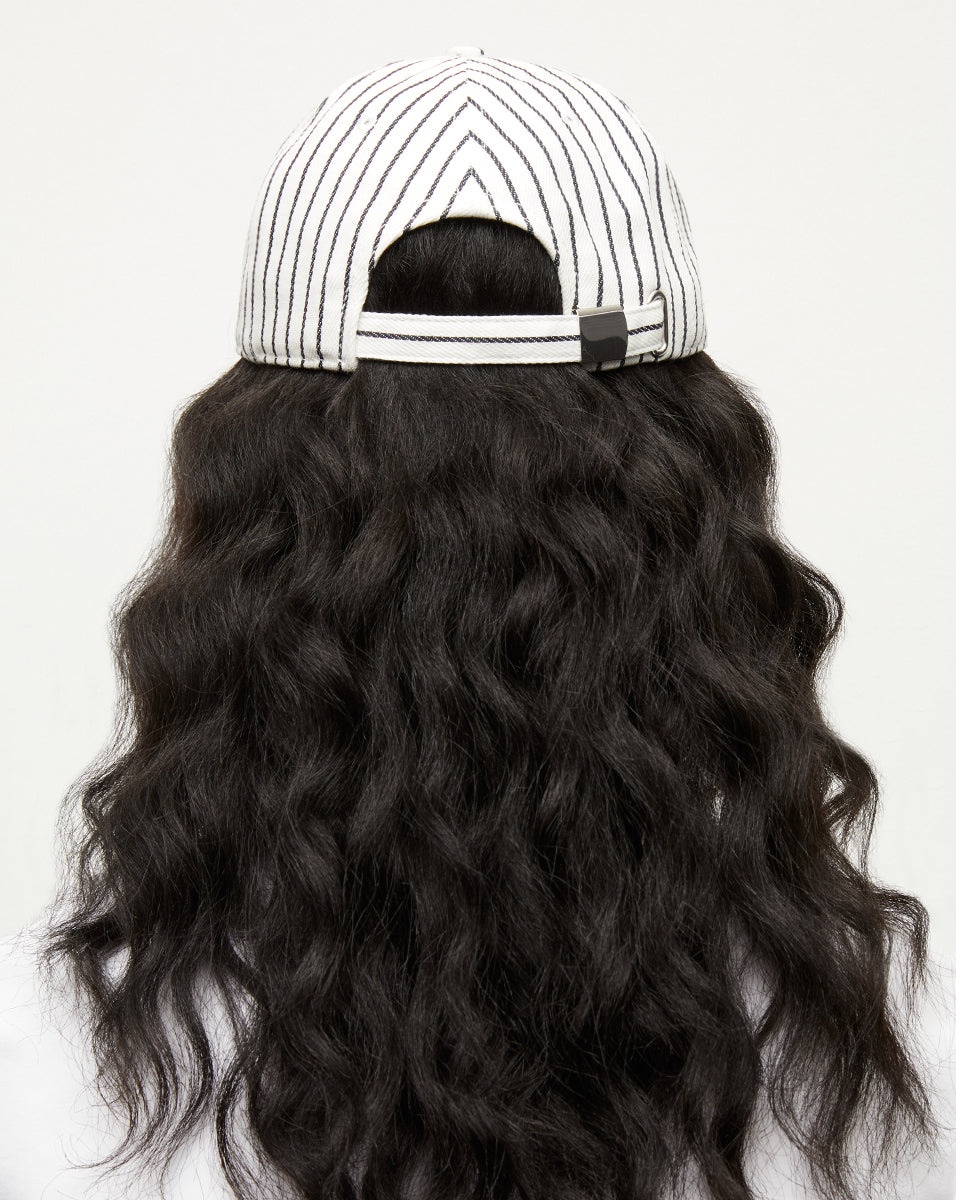 STRIPED BASEBALL HAT | LOGO CREST - 4