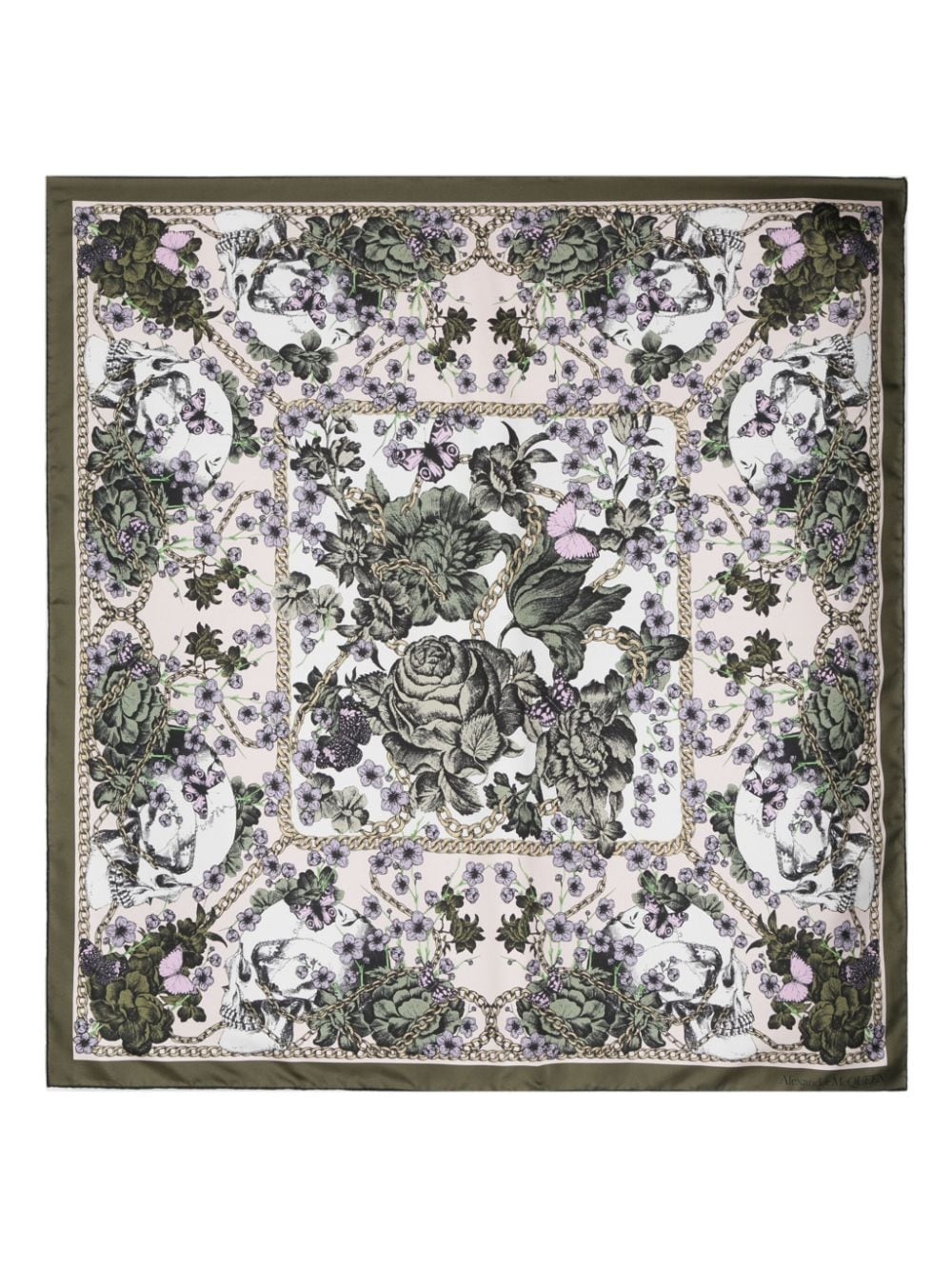 Blossom Skull scarf - 1