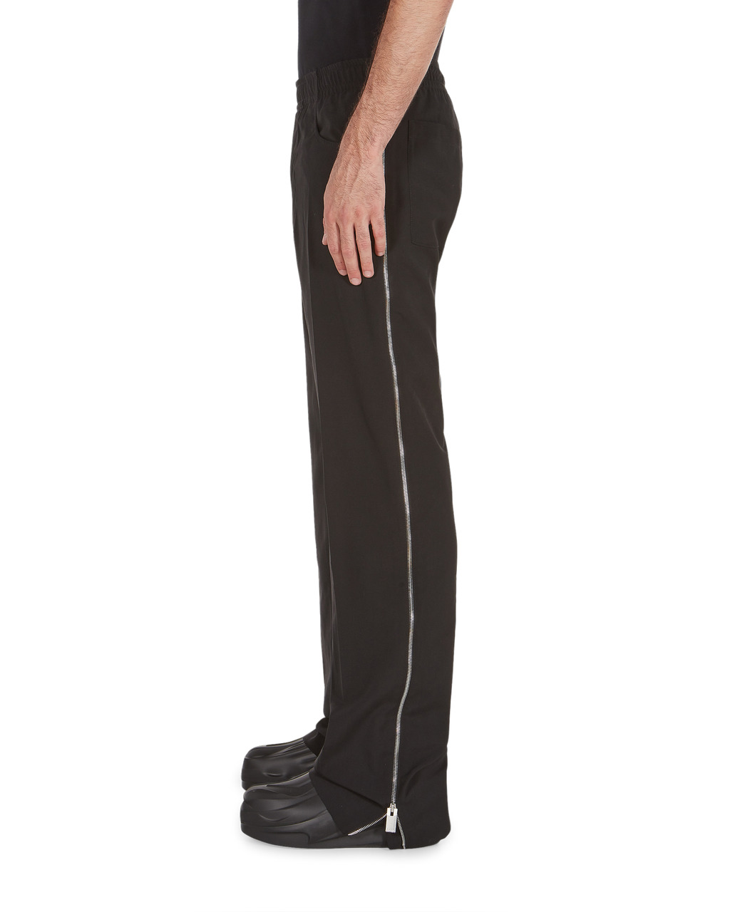 CONTRAST SIDE ZIP PANT - 4