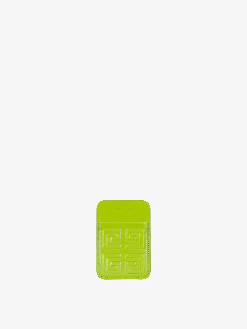 Givenchy 4G IPHONE MAGNETIC CARD HOLDER IN BOX LEATHER outlook