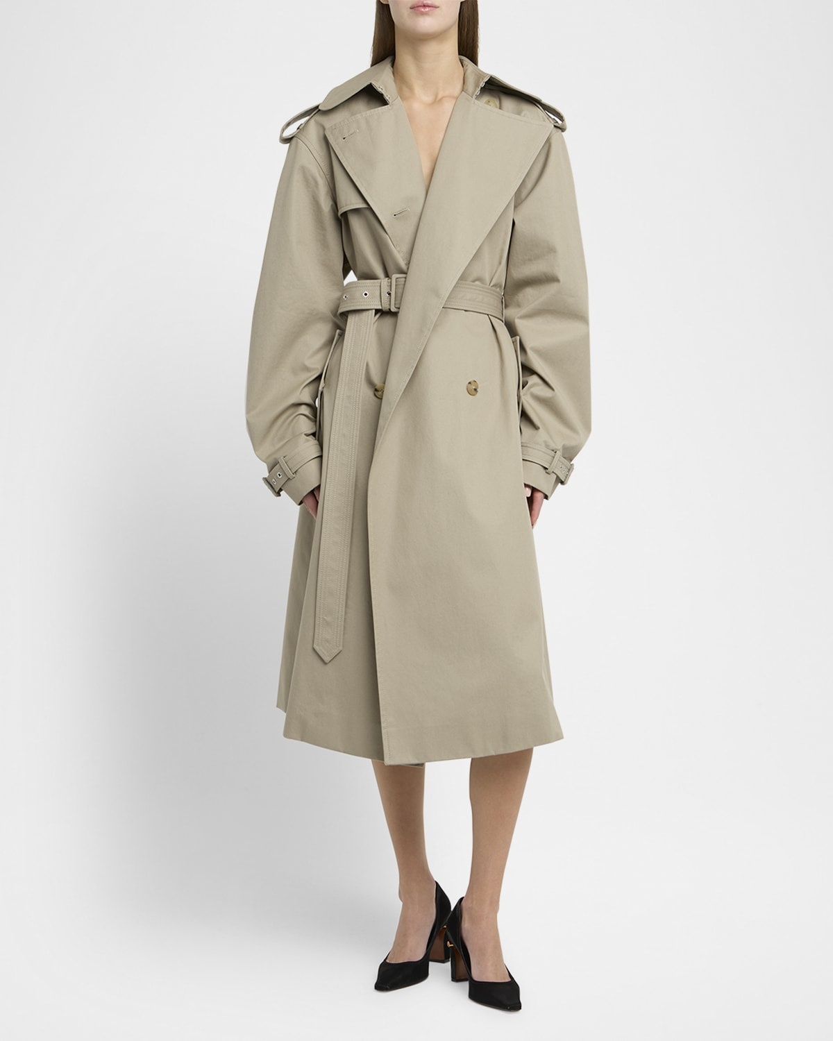 Belted Trench Coat - 2