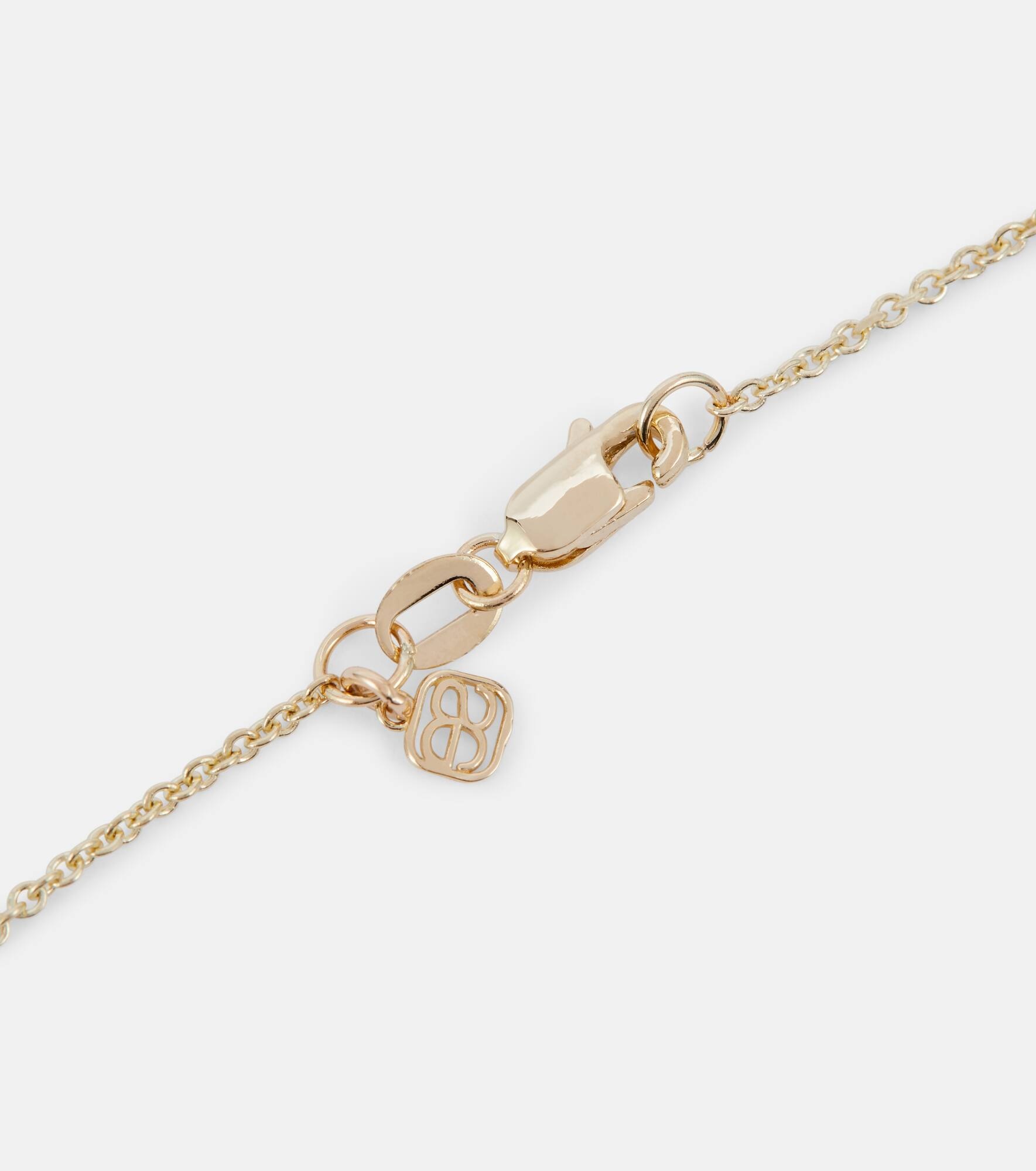 Love 14kt gold necklace with diamonds - 4