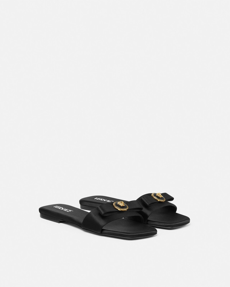 VERSACE Gianni Ribbon Mules outlook