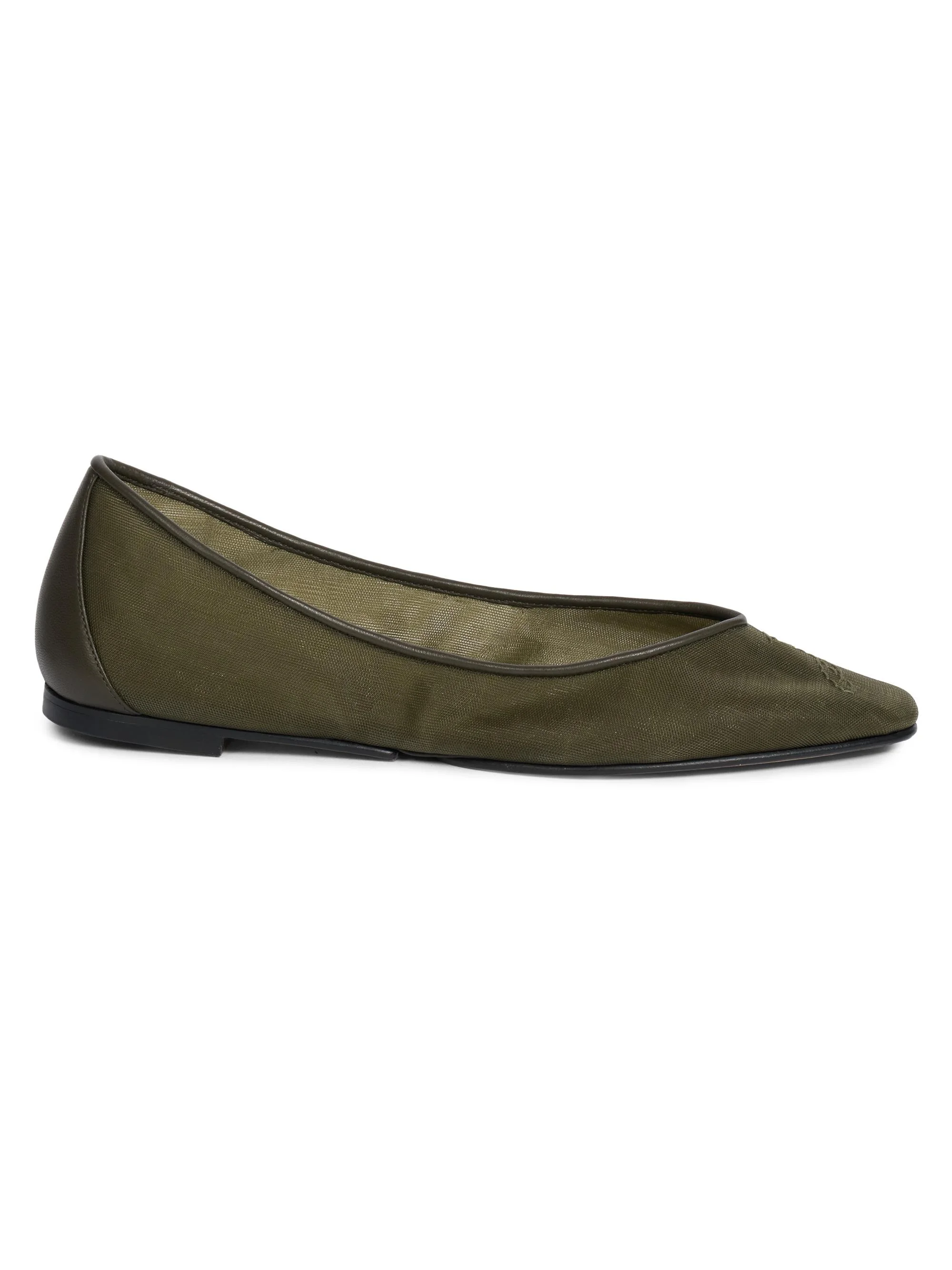 Women's Les Ballerines Flats - Khaki - 1