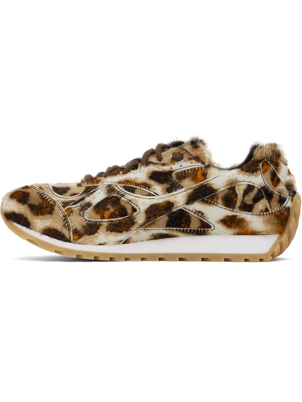 Brown & Orange Orbit Sneakers - 3
