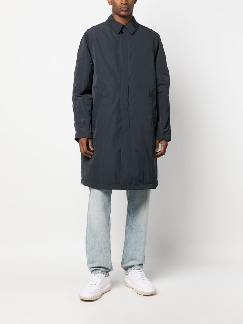 Aspesi button-tab single-breasted raincoat outlook