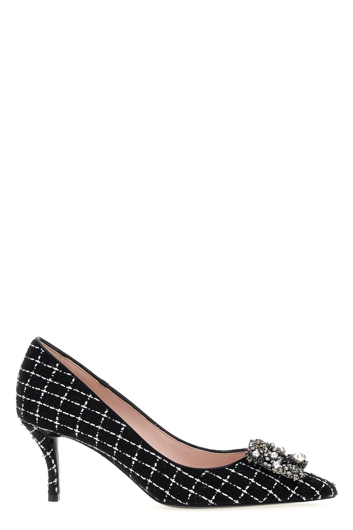'Flower Strass Pearl' pumps - 1