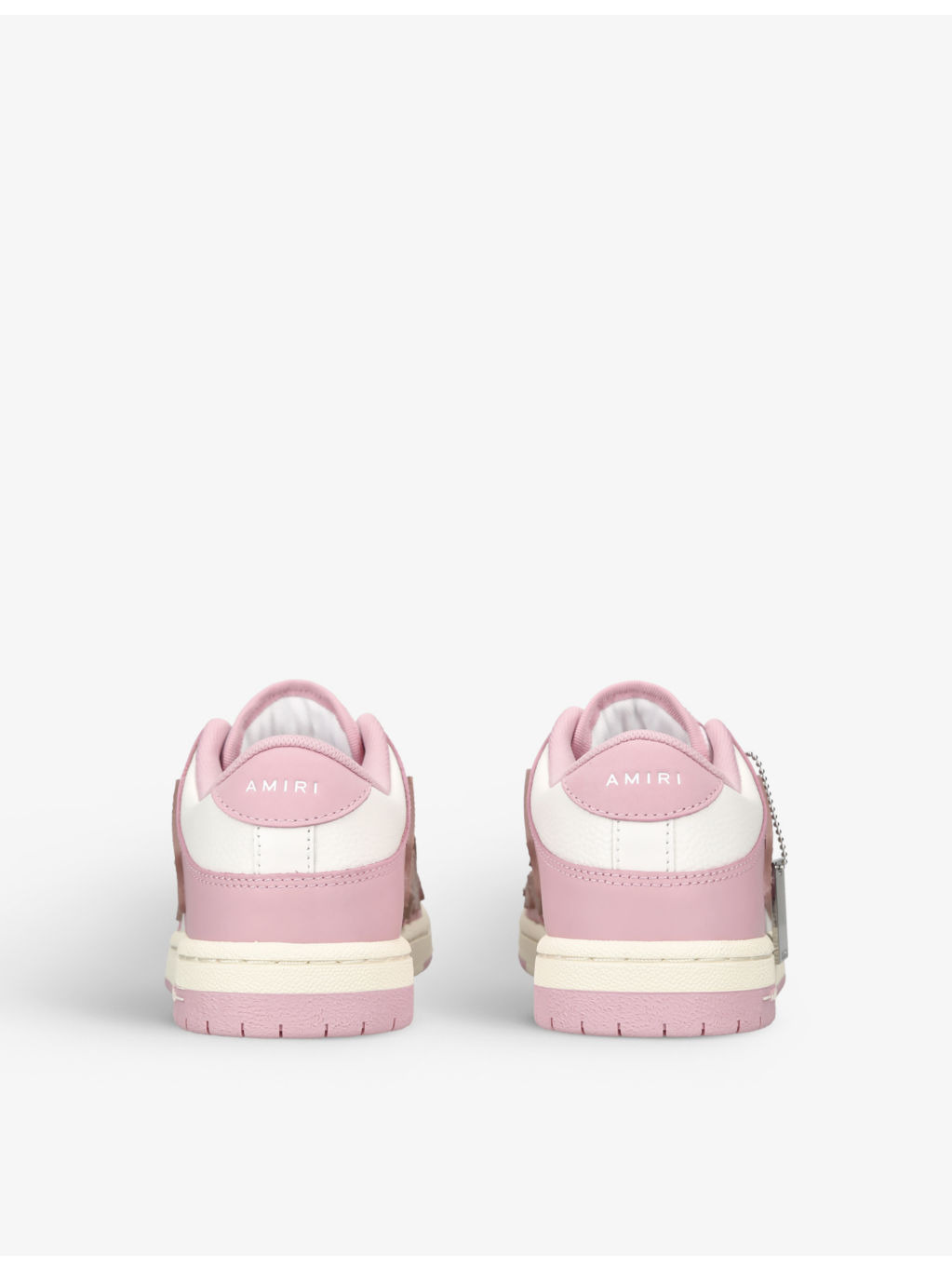 Skel panelled leather low-top trainers - 4
