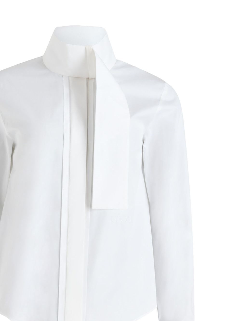 Scarf neck blouse - 2